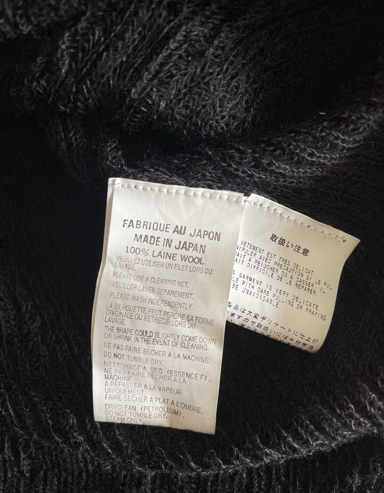 Yohji Yamamoto Yohji Yamamoto pour homme destroys vintage tassel sweater Size US L / EU 52-54 / 3 - 8 Thumbnail