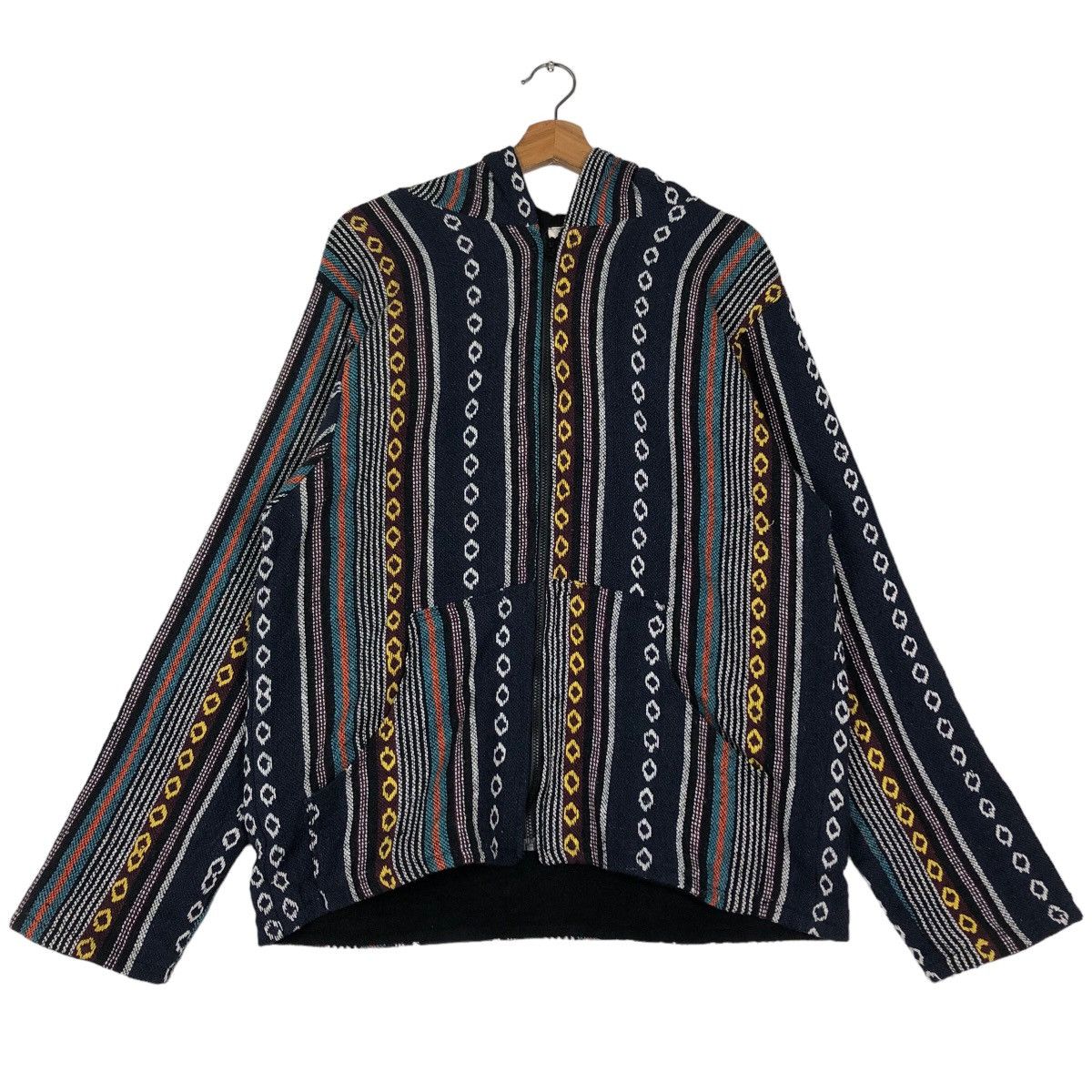 Japanese Brand 🔥Navajo Aztec Native Zipper Jacket Inspire Kapital Japan Size US M / EU 48-50 / 2 - 1 Thumbnail
