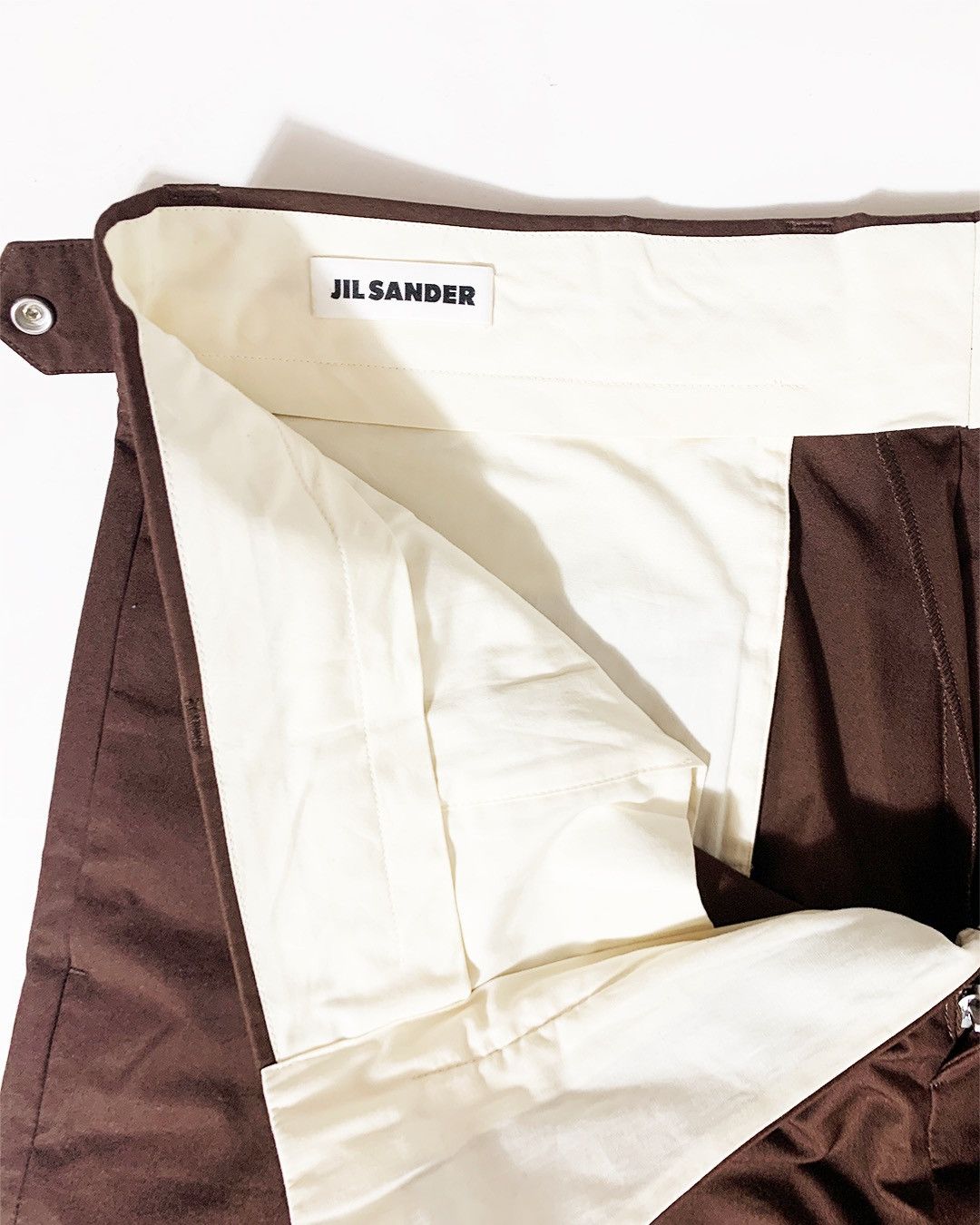 Jil Sander Jil Sander new season belted cargos in brown Size US 37 - 4 Thumbnail