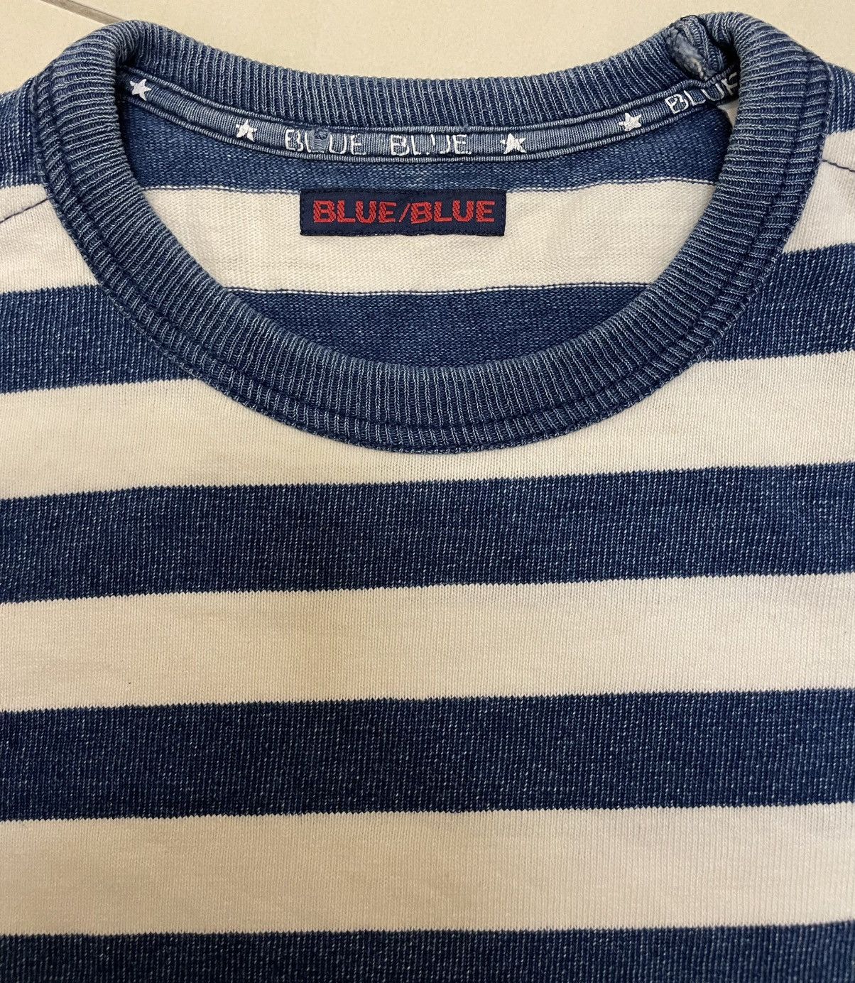 Blue Blue Japan Blue Blue HR Market Classic Marine Stripe Long Sleeve Tshirt Size US S / EU 44-46 / 1 - 6 Thumbnail