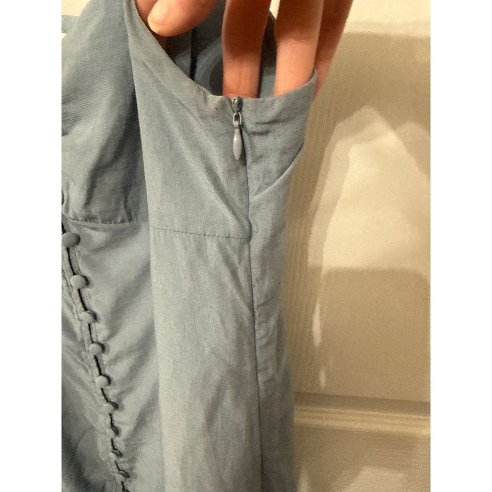 Grade & Gather Grade & Gather Button Down Spaghetti Strap Midi Dress, S Size S / US 4 / IT 40 - 7 Thumbnail