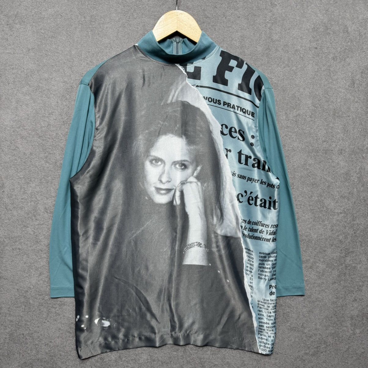 Designer × Japanese Brand × Vintage Tokuko 1er Vol Japan Retro Magazine Rayon Long Sleeve Shirt Size M / US 6-8 / IT 42-44 - 1 Thumbnail
