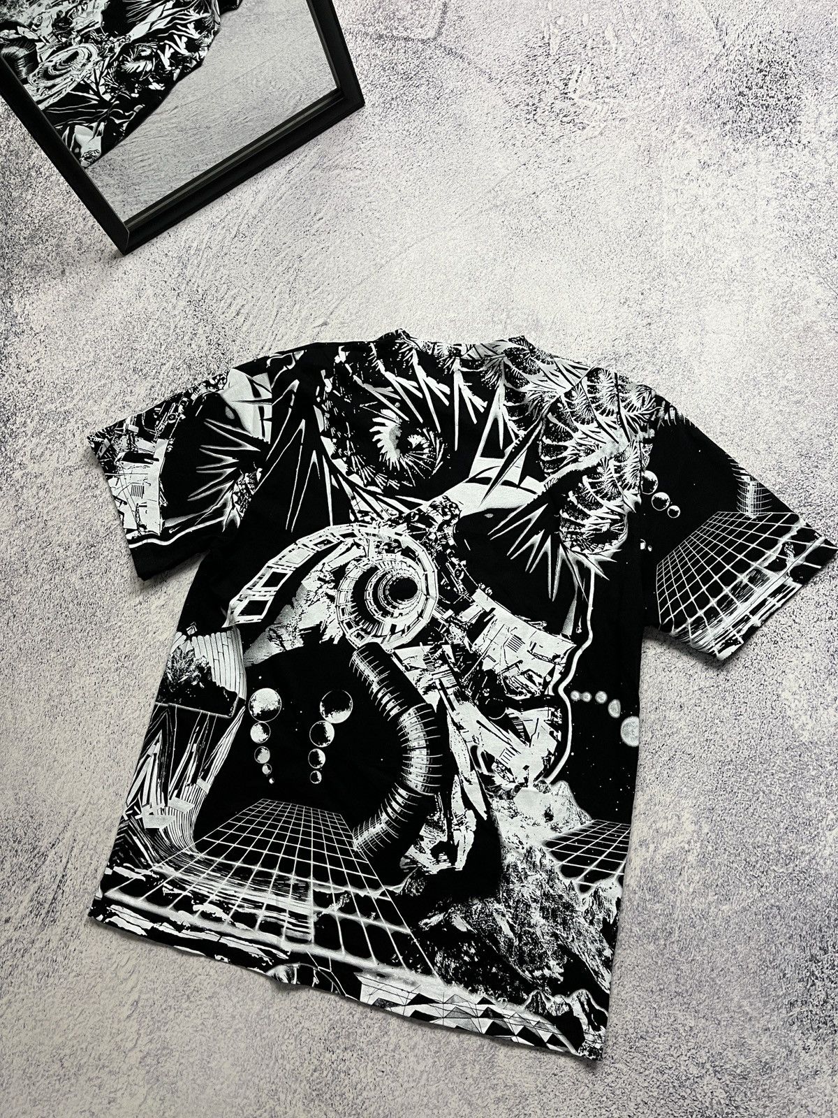 Jaded London Jaded London T Shirt All Over Abstract Print Streetwear Size US M / EU 48-50 / 2 - 7 Thumbnail
