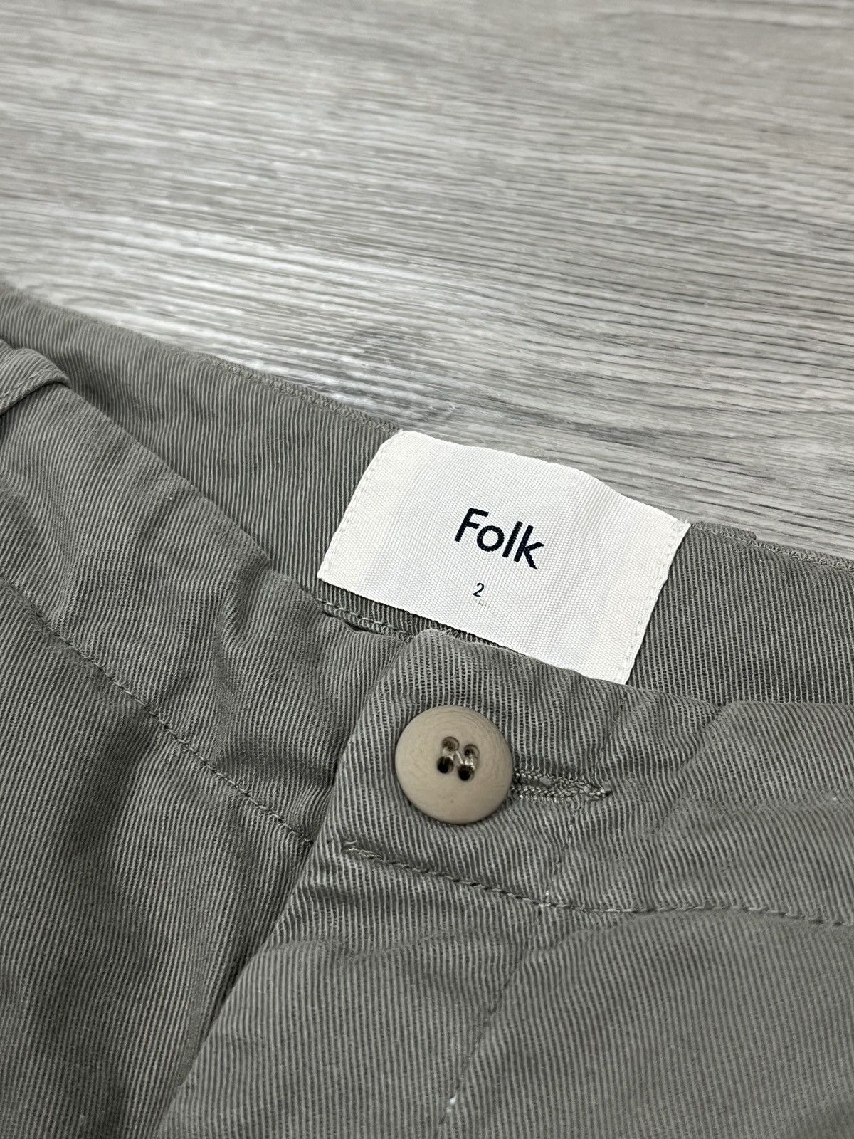 Folk Folk Assembly Pant - Sage Cotton Linen Men’s Size 2 Size US 32 / EU 48 - 5 Thumbnail