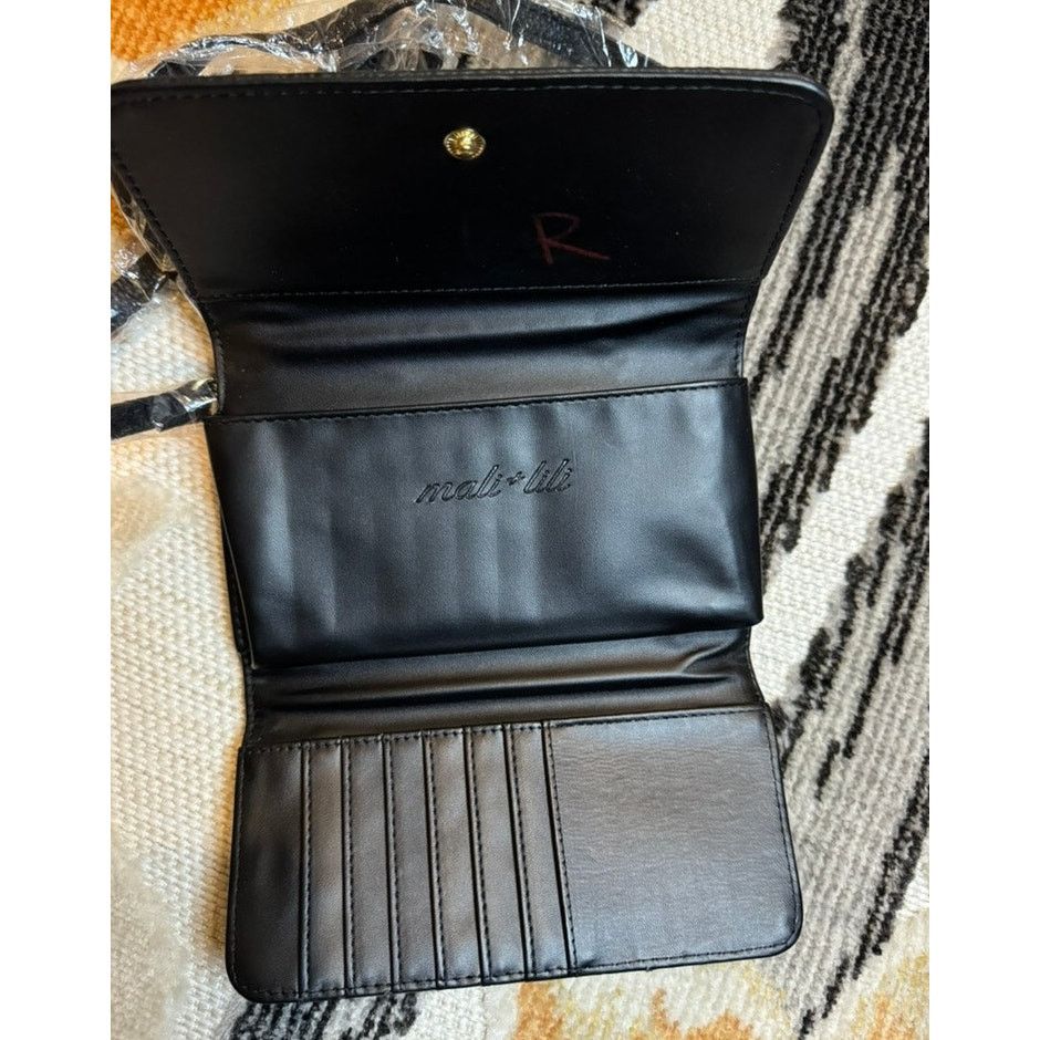 Bcbgmaxazria Mali + Lili Black Vegan Leather Crossbody Bag Size ONE SIZE - 2 Thumbnail