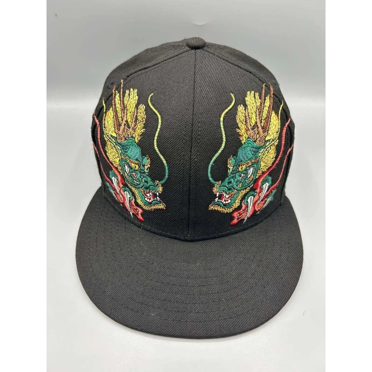 New Era Masumi Ishikawa Dragon Hat Men 7 5/8 Black Fitted Cap Wool Size ONE SIZE - 1 Thumbnail