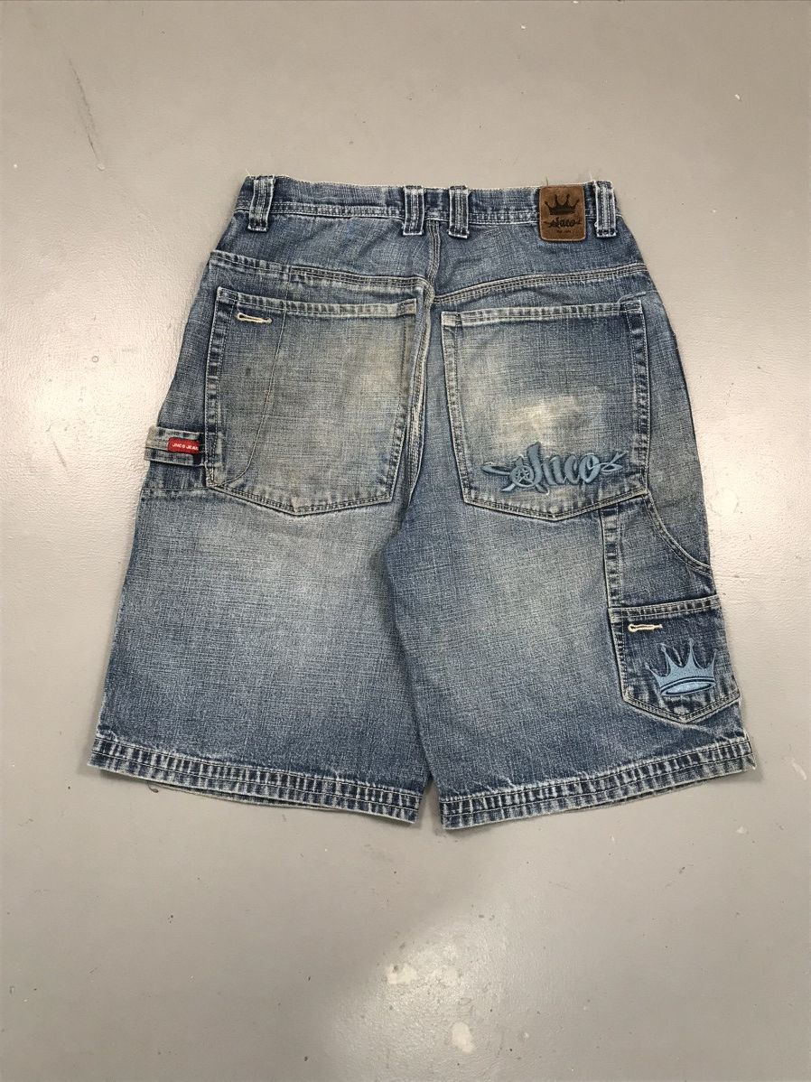 JNCO × Southpole × Vintage Vintage 90s Jnco crown embroidered denim Size US 31 - 1 Thumbnail