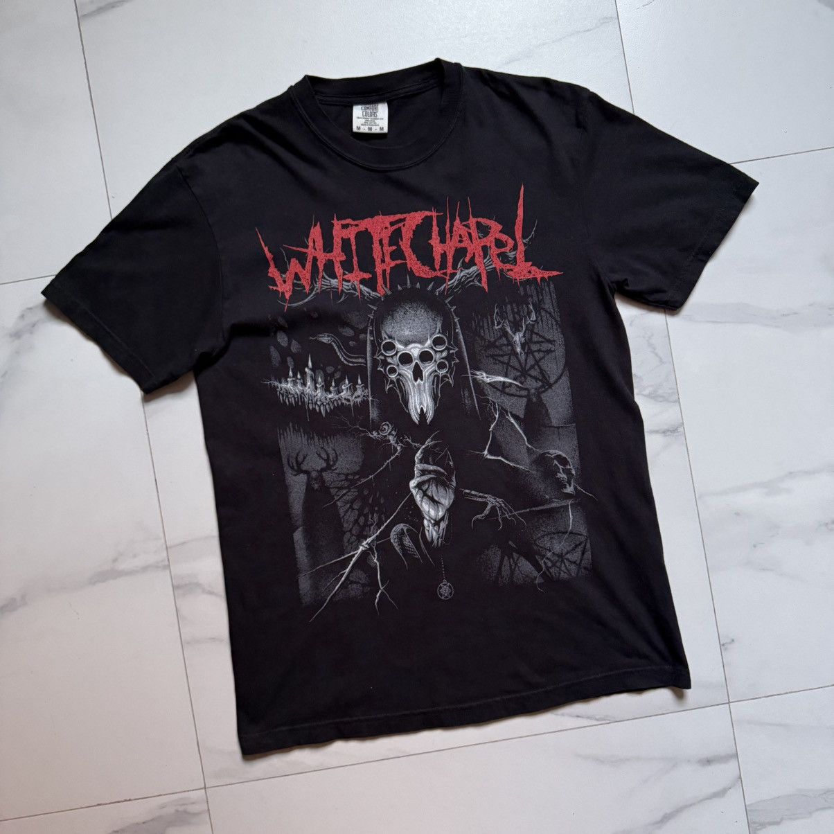 Band Tees Whitechapel Hymns In Dissonance Tour Tee Size US M / EU 48-50 / 2 - 4 Thumbnail