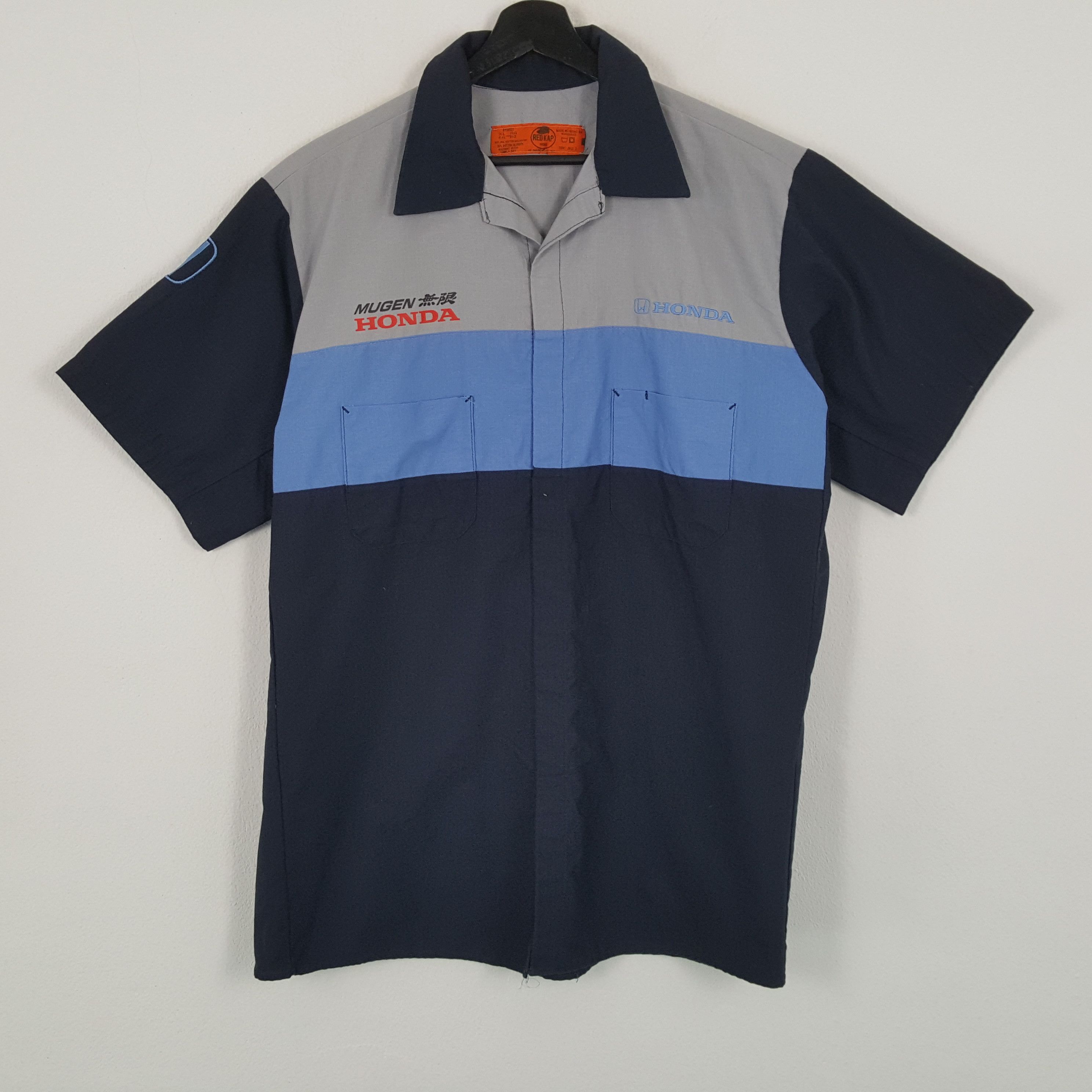 Honda × Vintage MUGEN HONDA Racing Workwear Style Custom Shirt Size US XL / EU 56 / 4 - 3 Thumbnail