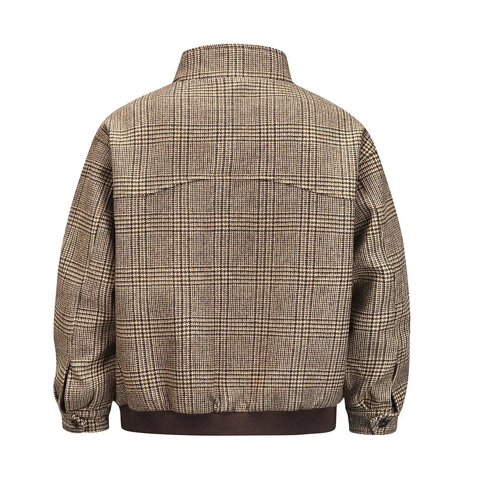 Japanese Brand Stand Pocket Plaid Woolen Jacket Size US M / EU 48-50 / 2 - 2 Thumbnail