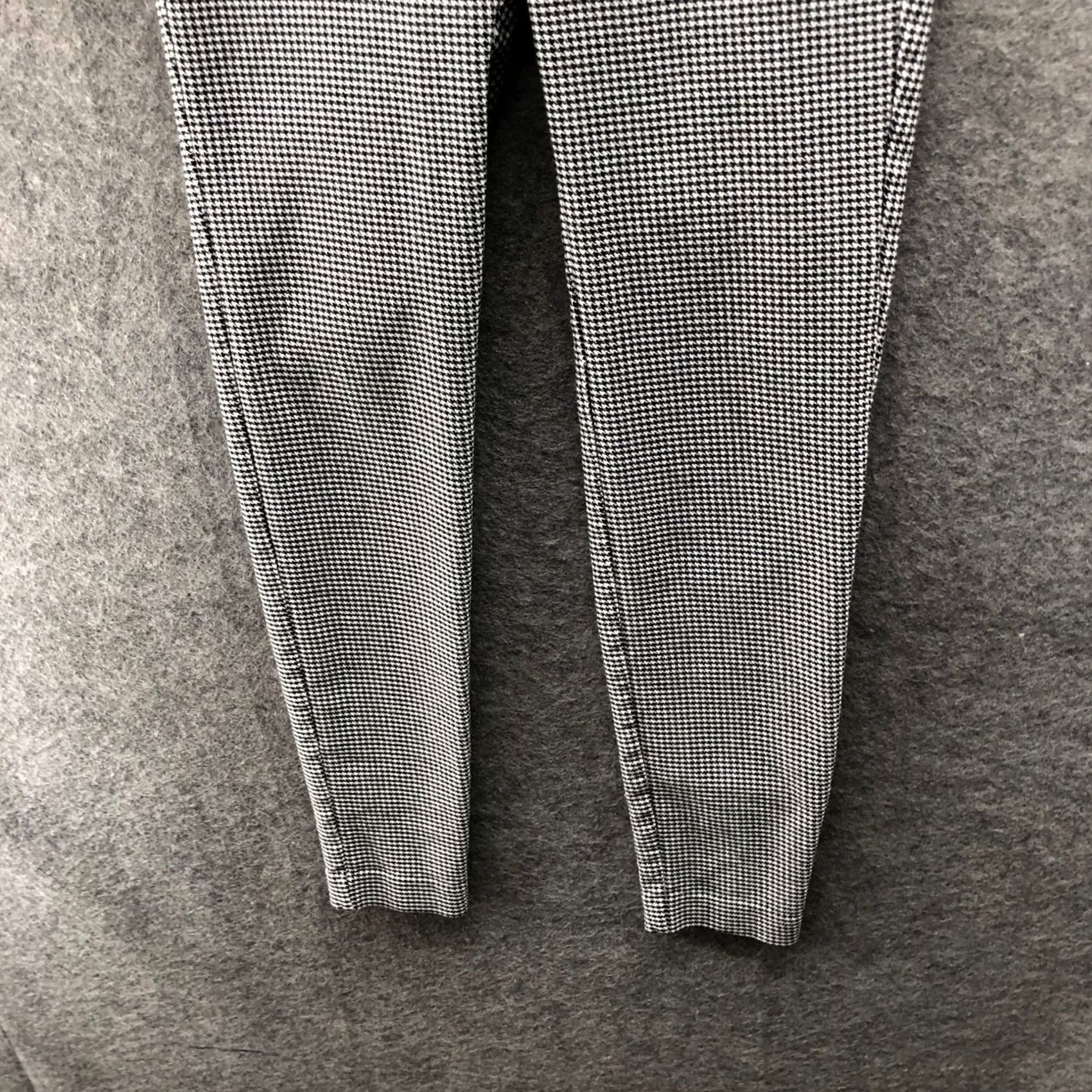 Zara Zara High Waisted Legging Pants Womens S Black White Houndstooth Ponte Skinny Size 28" / US 6 / IT 42 - 4 Thumbnail