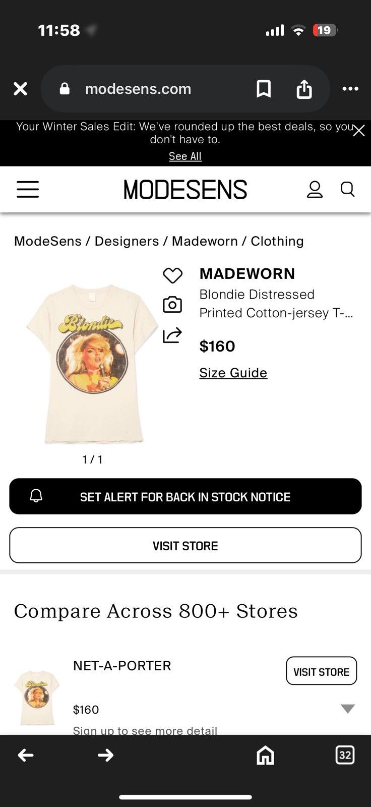 MadeWorn × Vintage BLONDIE MADEWORN Size M / US 6-8 / IT 42-44 - 3 Thumbnail