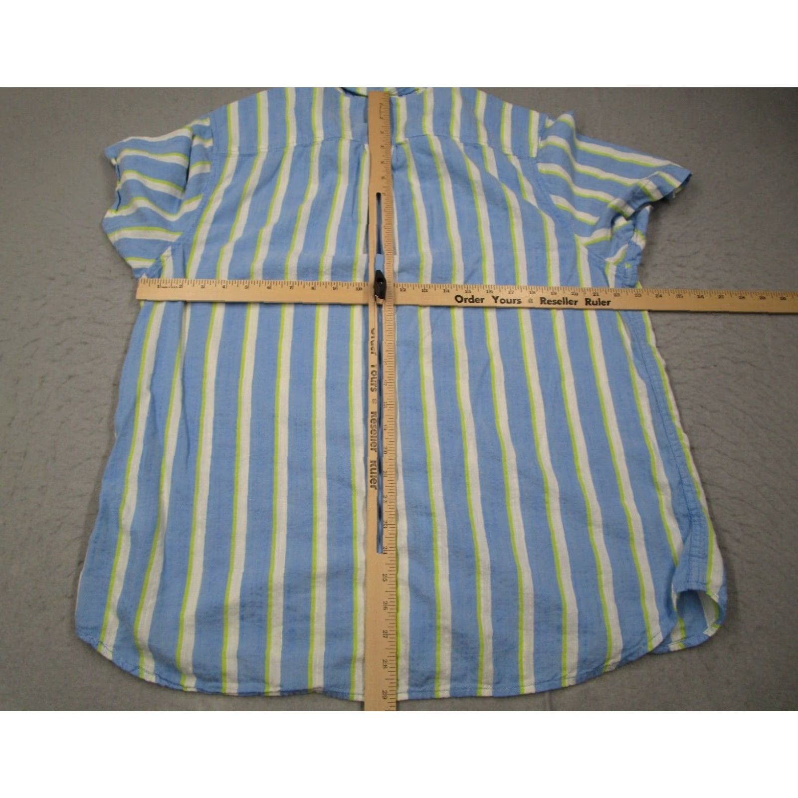 Chubbies Chubbies Button Up Shirt Mens Extra Large Blue Striped Short Sleeve Casual Resort Friday Shirt Mens Size US XL / EU 56 / 4 - 5 Thumbnail