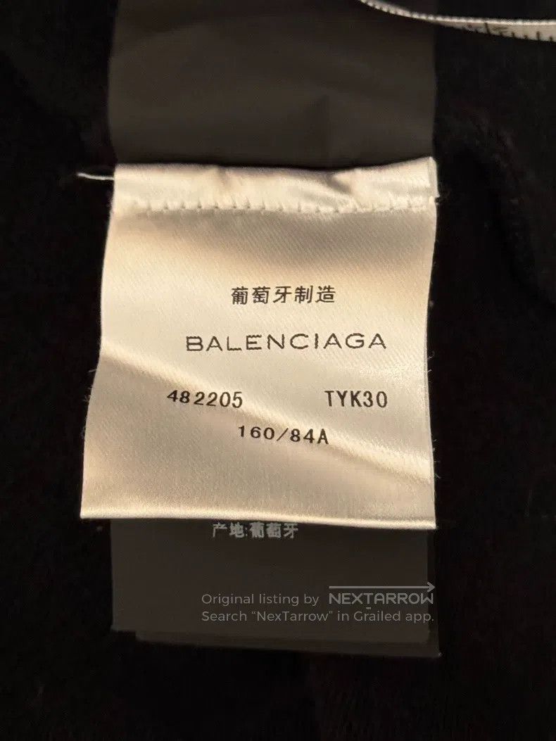 Balenciaga Balenciaga Micro-label logo sweatshirt jacket Size US S / EU 44-46 / 1 - 5 Thumbnail