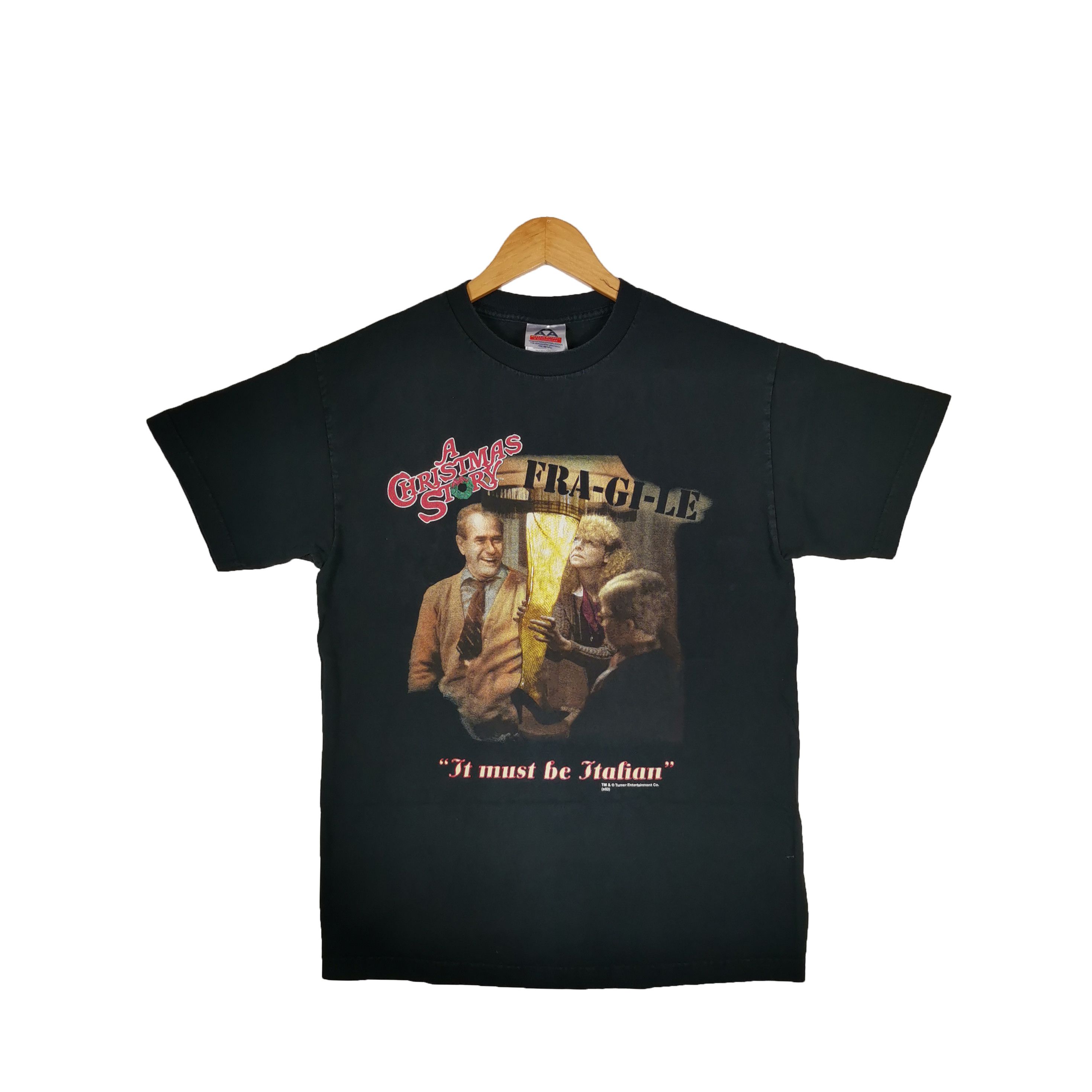 Vintage Vintage A Christmas Story Tshirt It Must be Italian Movie Size US M / EU 48-50 / 2 - 1 Thumbnail