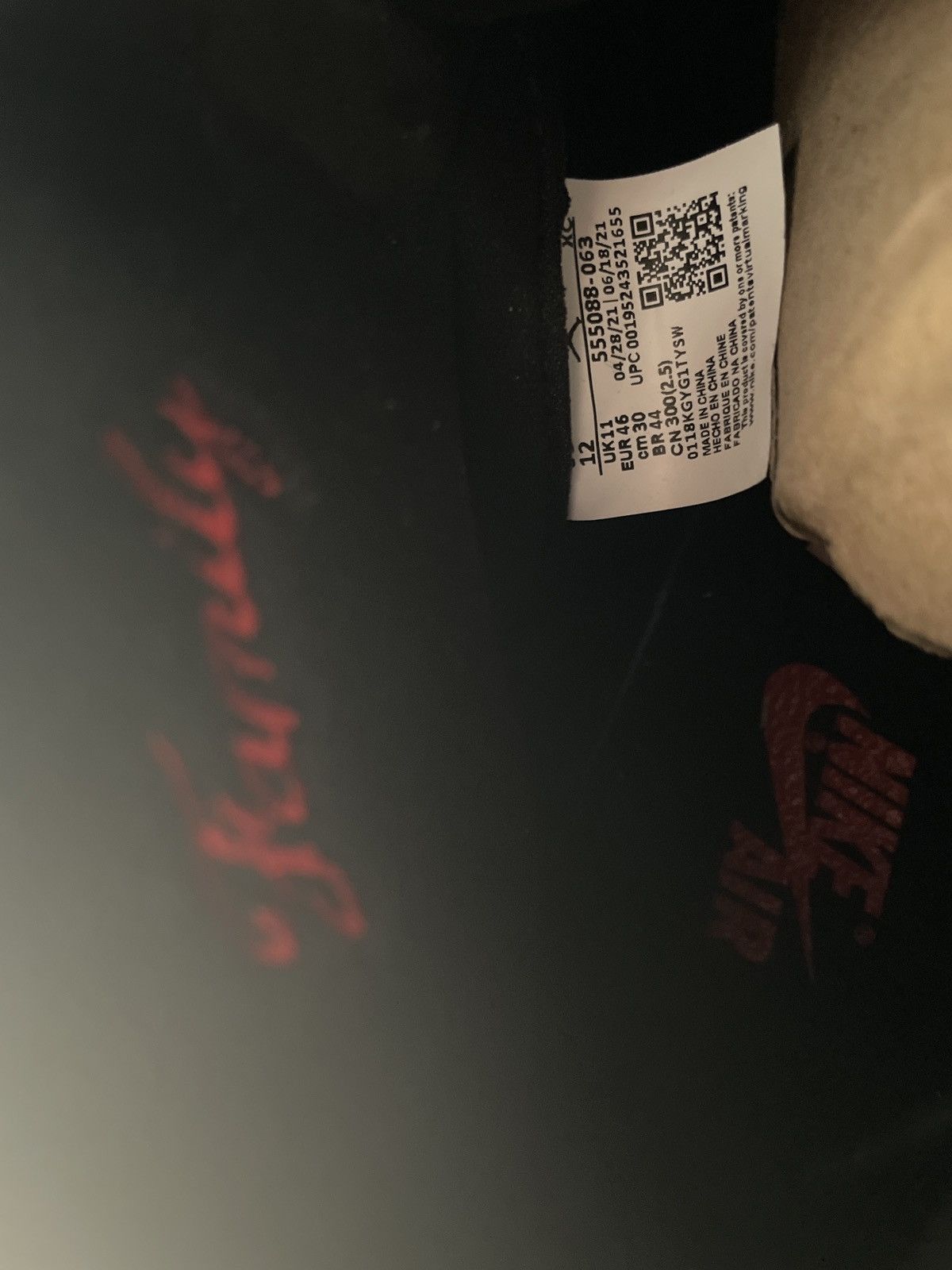 Nike Jordan 1 Retro High OG Patent Bred (DEAD STOCK) Size US 12 / EU 45 - 9 Thumbnail