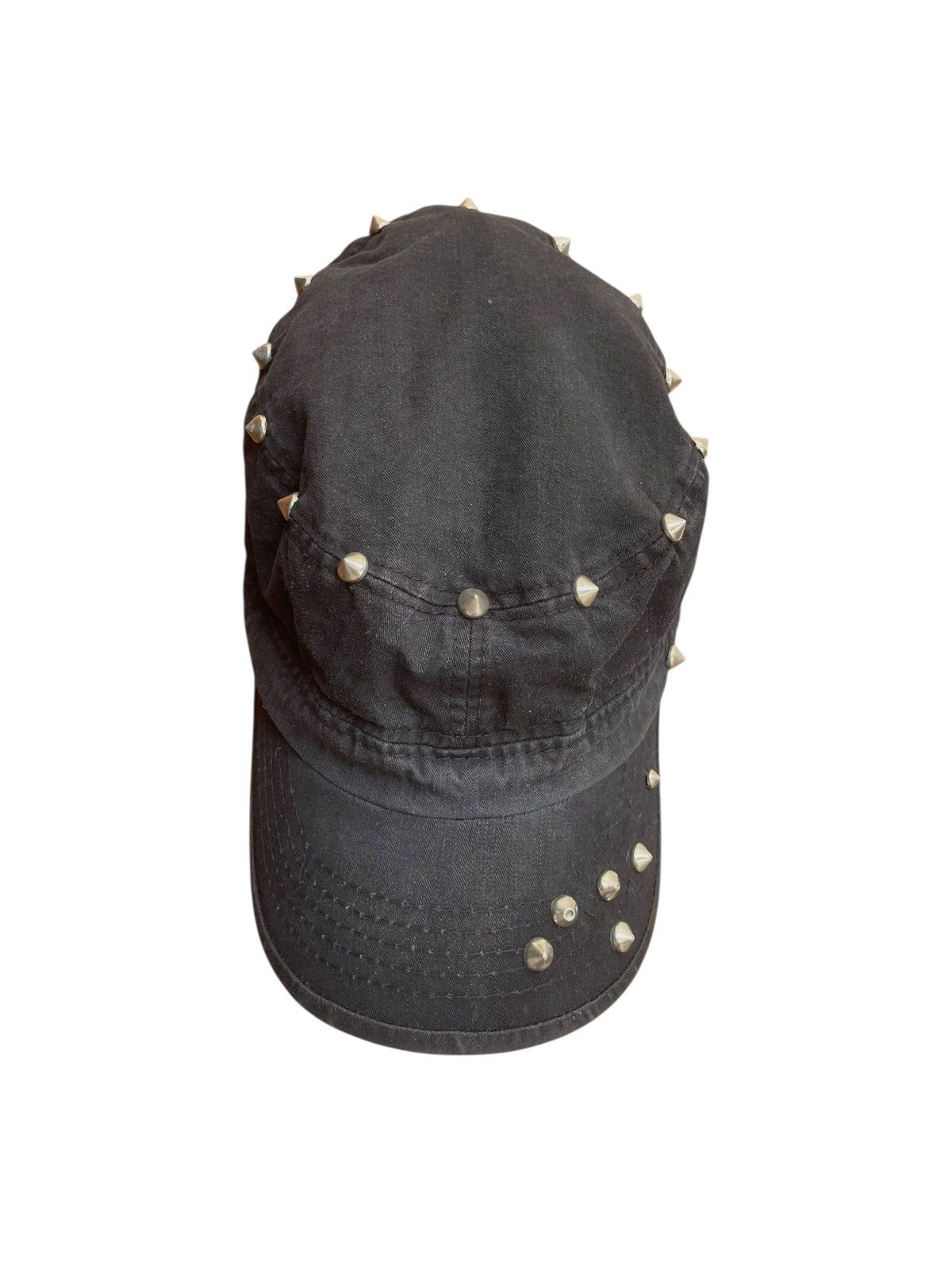 KMRii 2000s Archival Studded Cadet Hat Vkei Goth Punk Style Size ONE SIZE - 4 Thumbnail