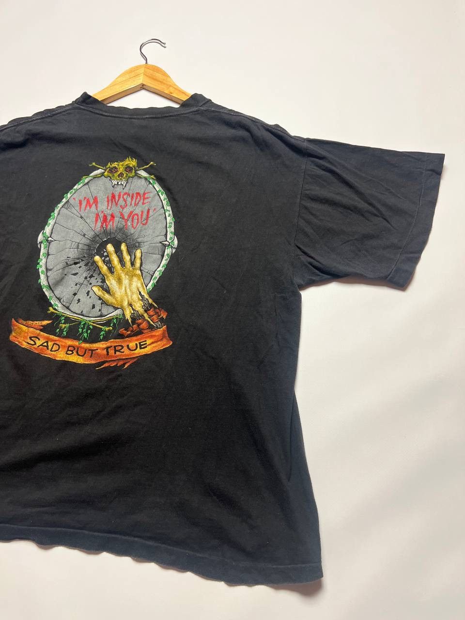 Brockum RARE 1991 Metallica "Sad But True" Tour Shirt Pushead Size US XL / EU 56 / 4 - 12 Thumbnail
