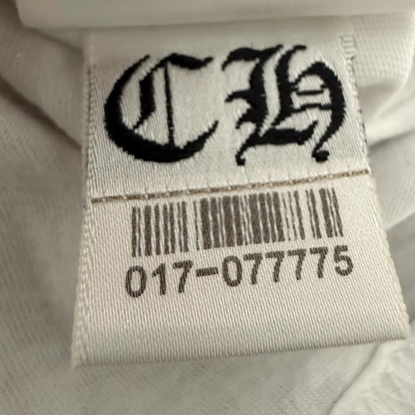 Chrome Hearts Chrome Hearts White V-neck Cross SS Tee L Size US L / EU 52-54 / 3 - 6 Thumbnail