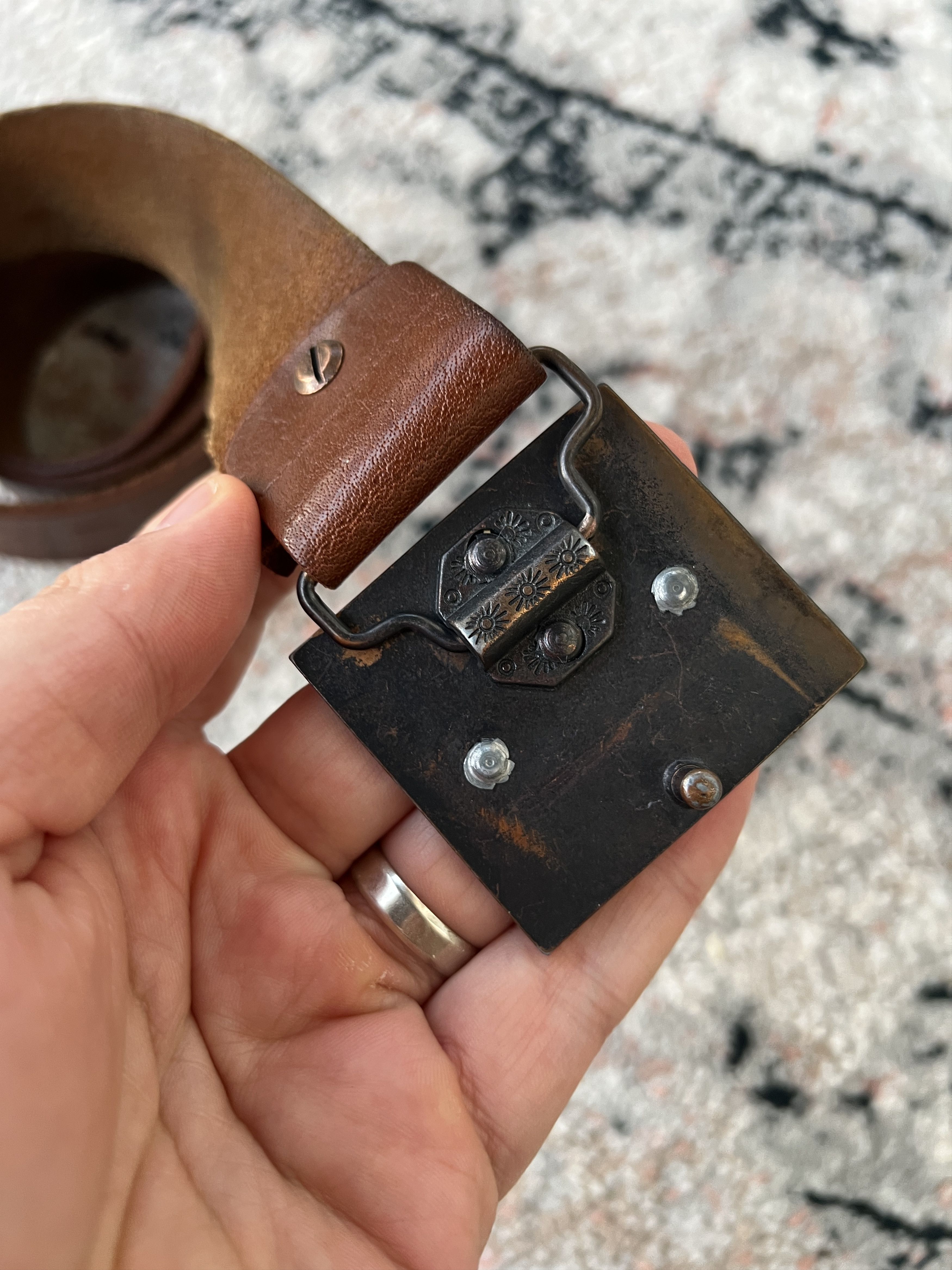 Dsquared2 Dsquared Leather Belt Size ONE SIZE - 3 Thumbnail