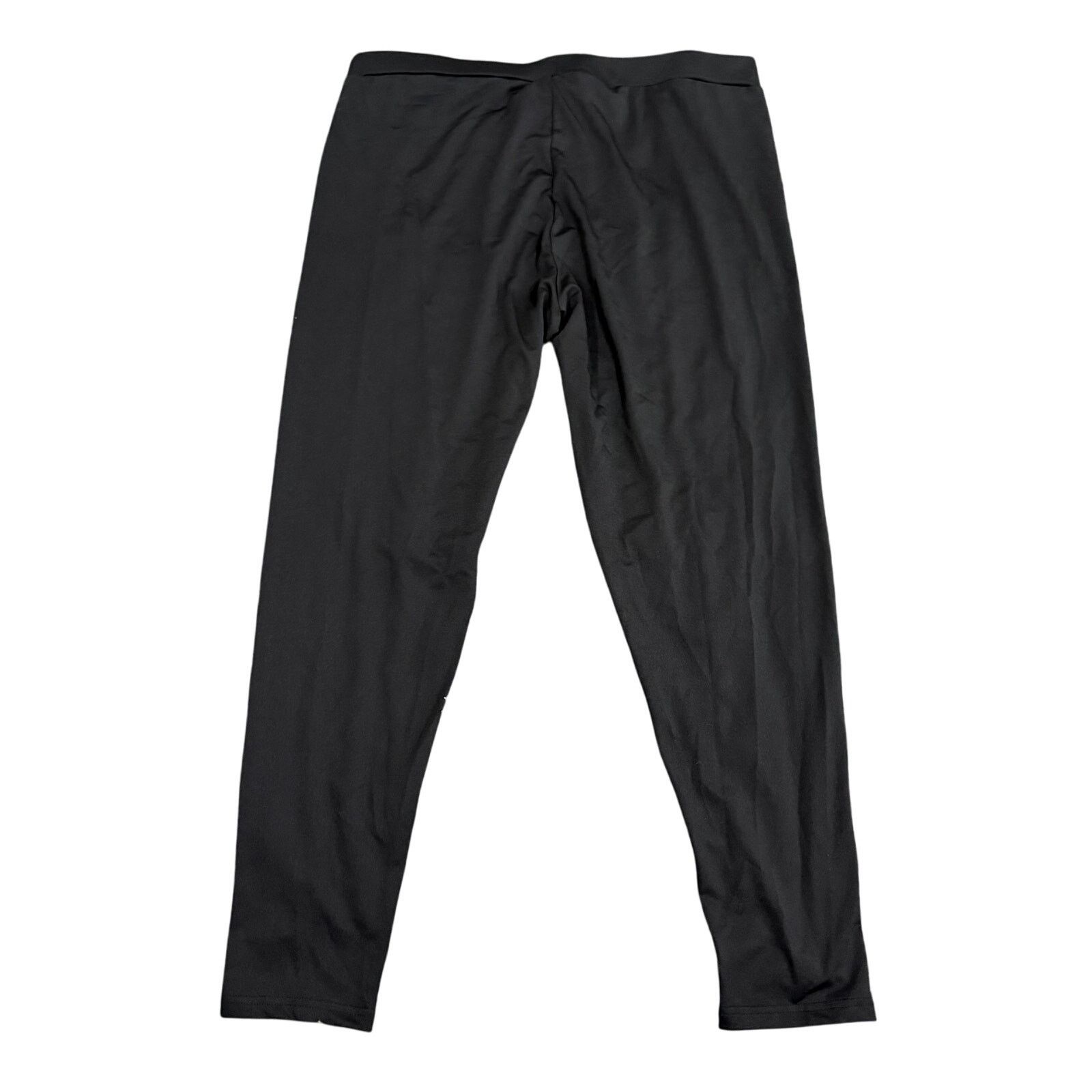 Shein Women's Plus Basic Elastic Leggings in Black, Size 3XL Size 42" / US 20 - 2 Thumbnail