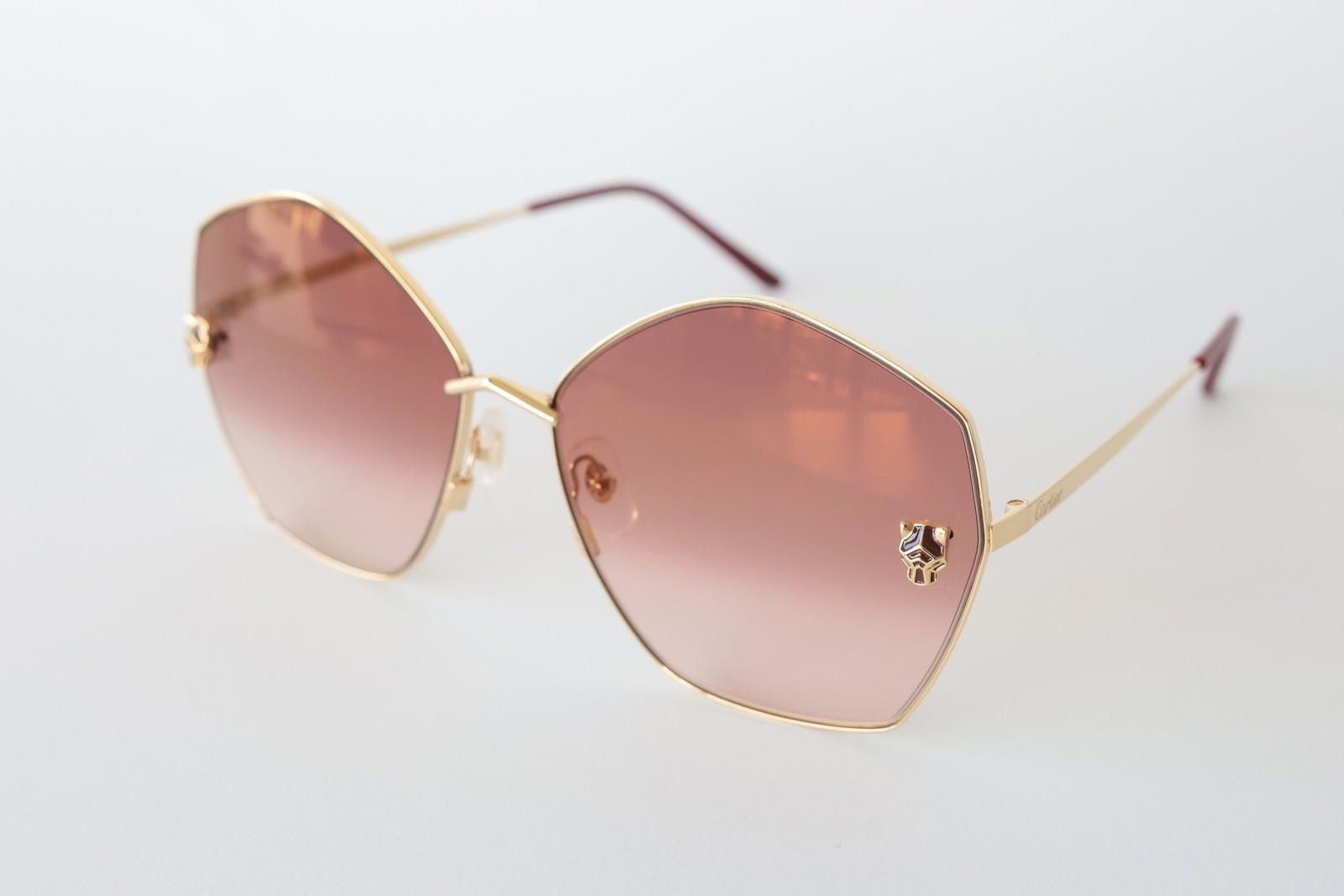 Cartier New Cartier eyewear optical sunglasses CT0356S 003 gold red Size ONE SIZE - 1 Thumbnail