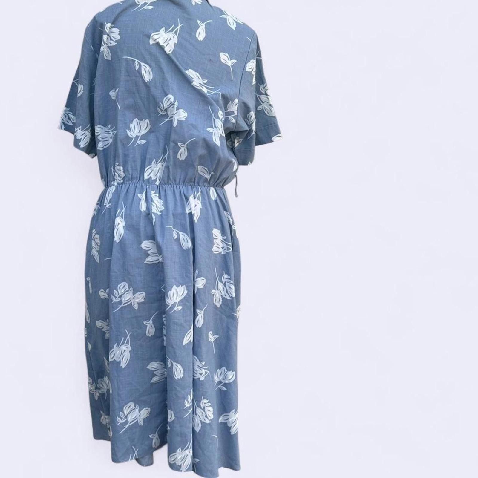 Other Women's Blue Dress Size XL / US 12-14 / IT 48-50 - 3 Thumbnail