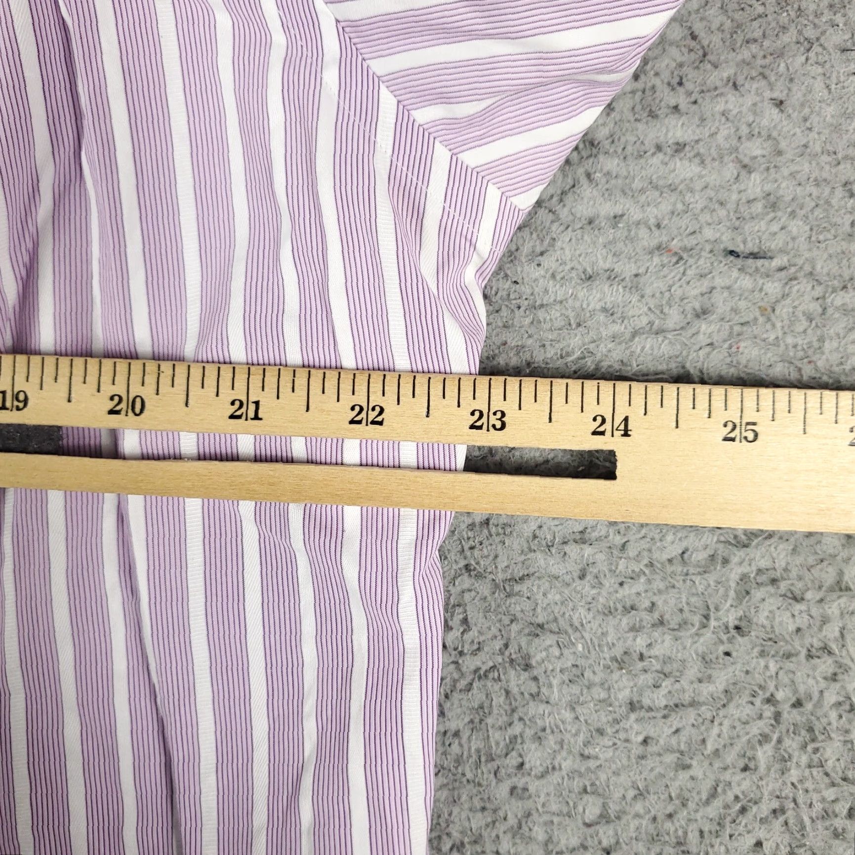 Tommy Bahama Tommy Bahama Shirt Mens 16 Purple Striped Dress Button Up Long Sleeve Size 42R - 7 Thumbnail