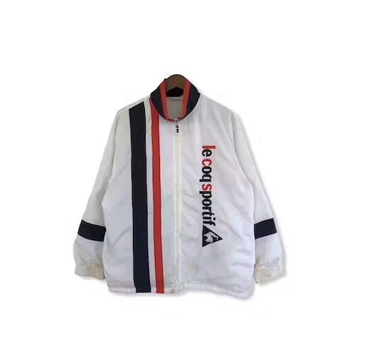 Le Coq Sportif × Vintage Vintage Lecoq Sportif Spell Out Jacket Size US L / EU 52-54 / 3 - 1 Thumbnail