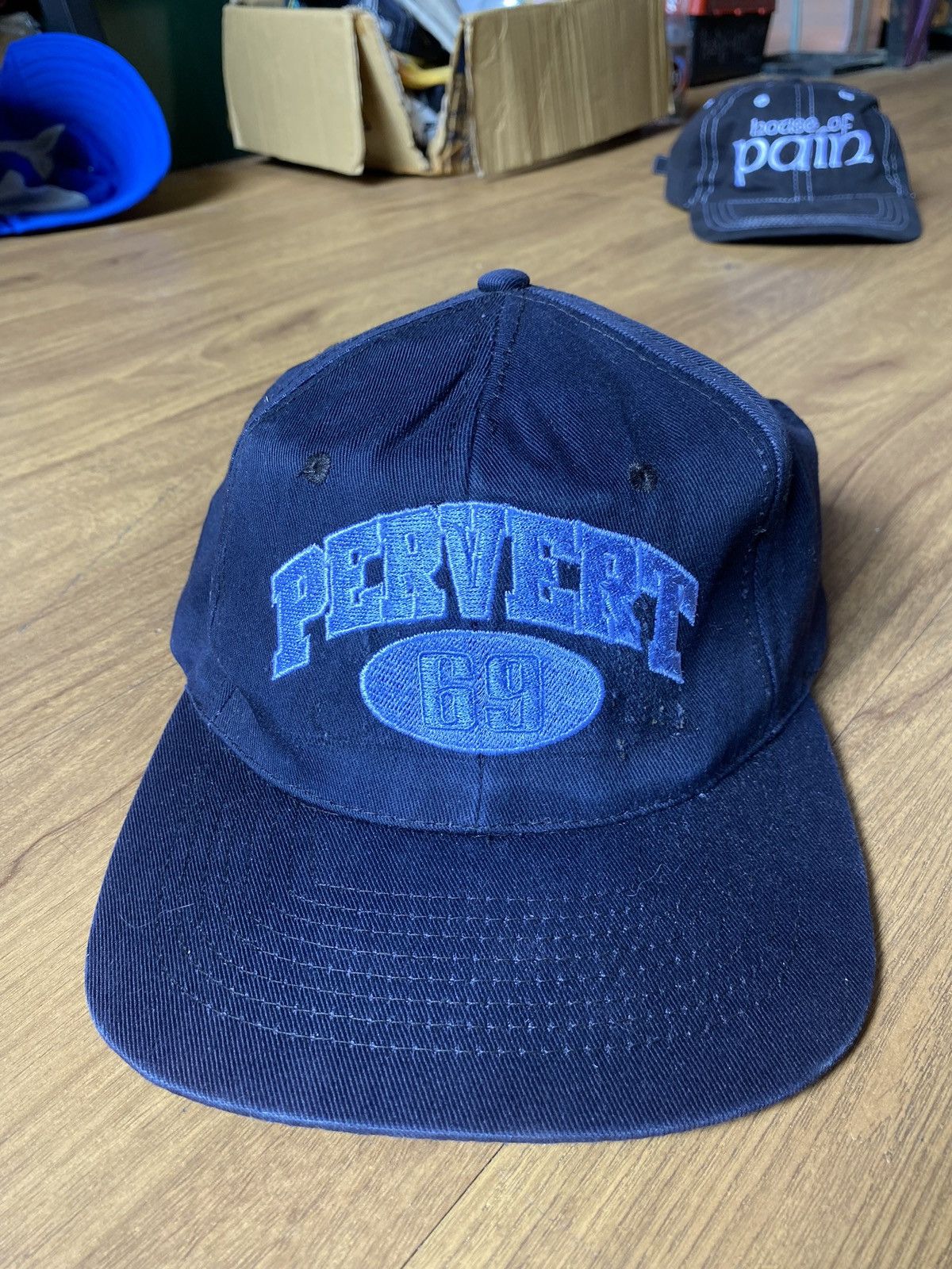 Vintage Vintage caps PERVERT SKATEBOARDS 00s Size ONE SIZE - 1 Thumbnail