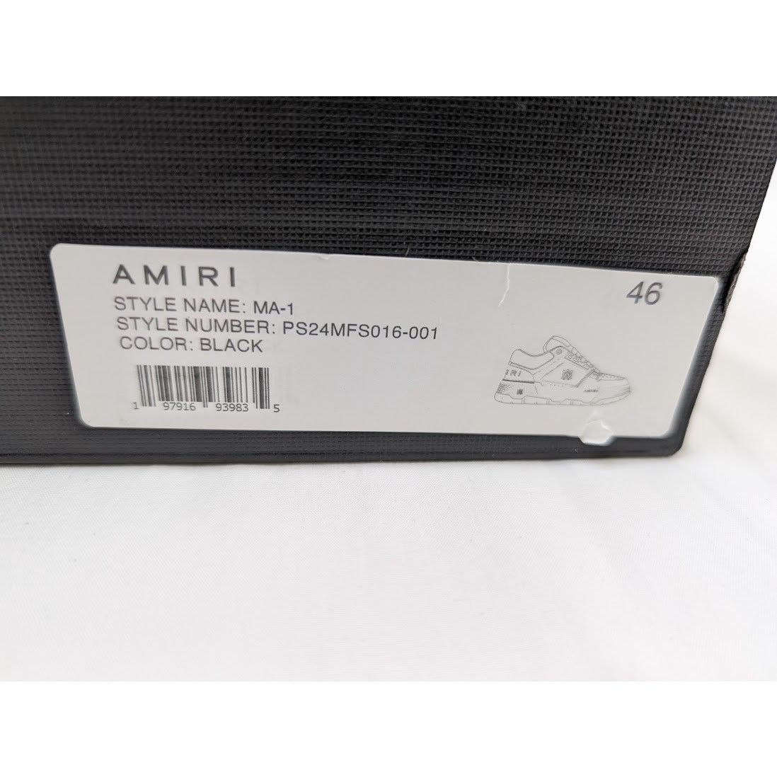Amiri o1rshd1 MA-1 Sneakers in Black Size US 13 / EU 46 - 22 Thumbnail