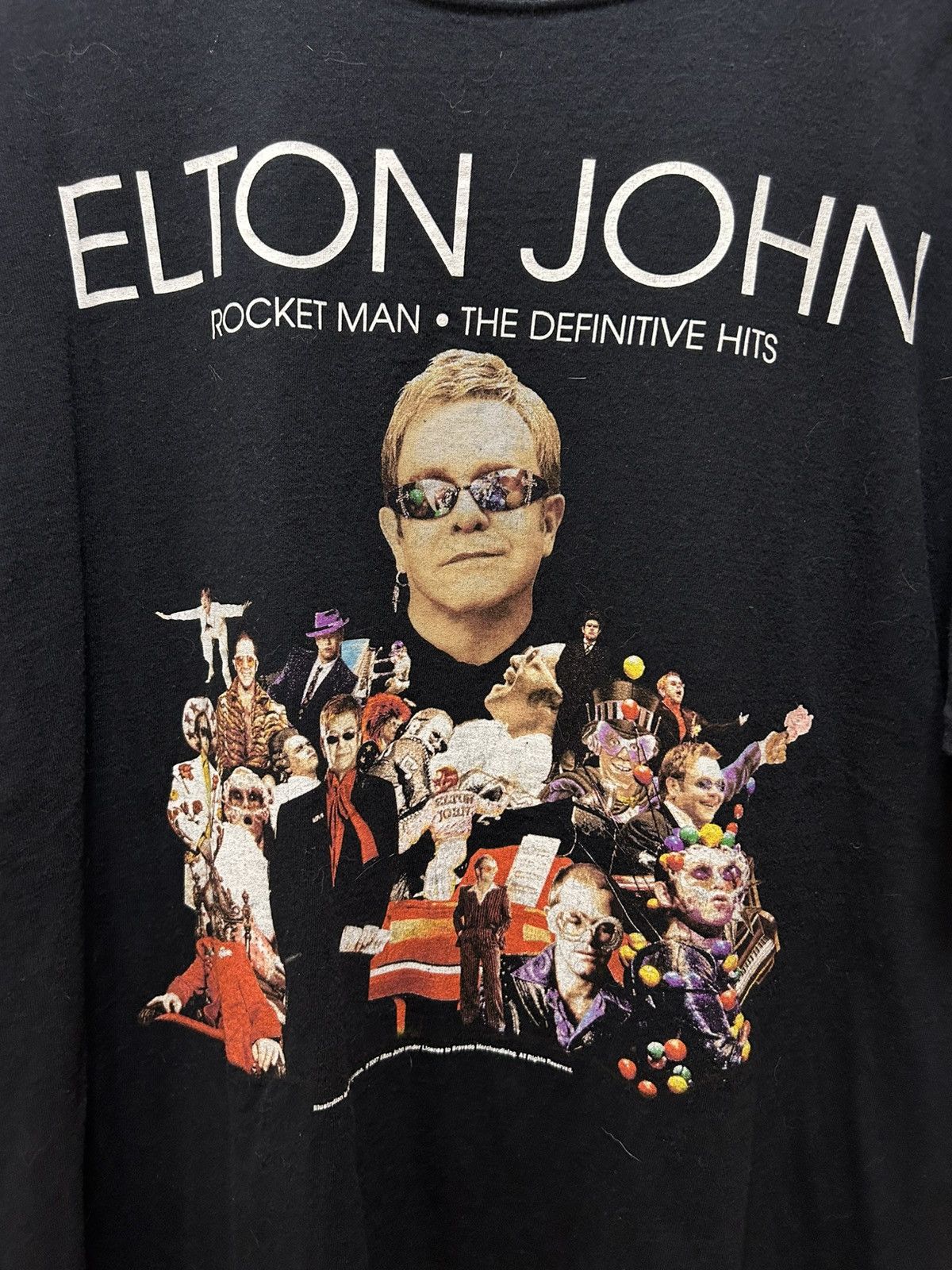 Vintage Vintage 2007 Elton John T-Shirt Size US L / EU 52-54 / 3 - 3 Thumbnail