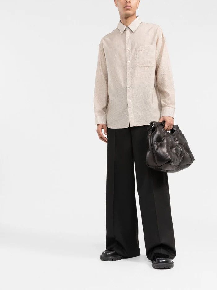 Lemaire o1mle0824 Relaxed Shirt in Beige Size L / US 10 / IT 46 - 2 Thumbnail