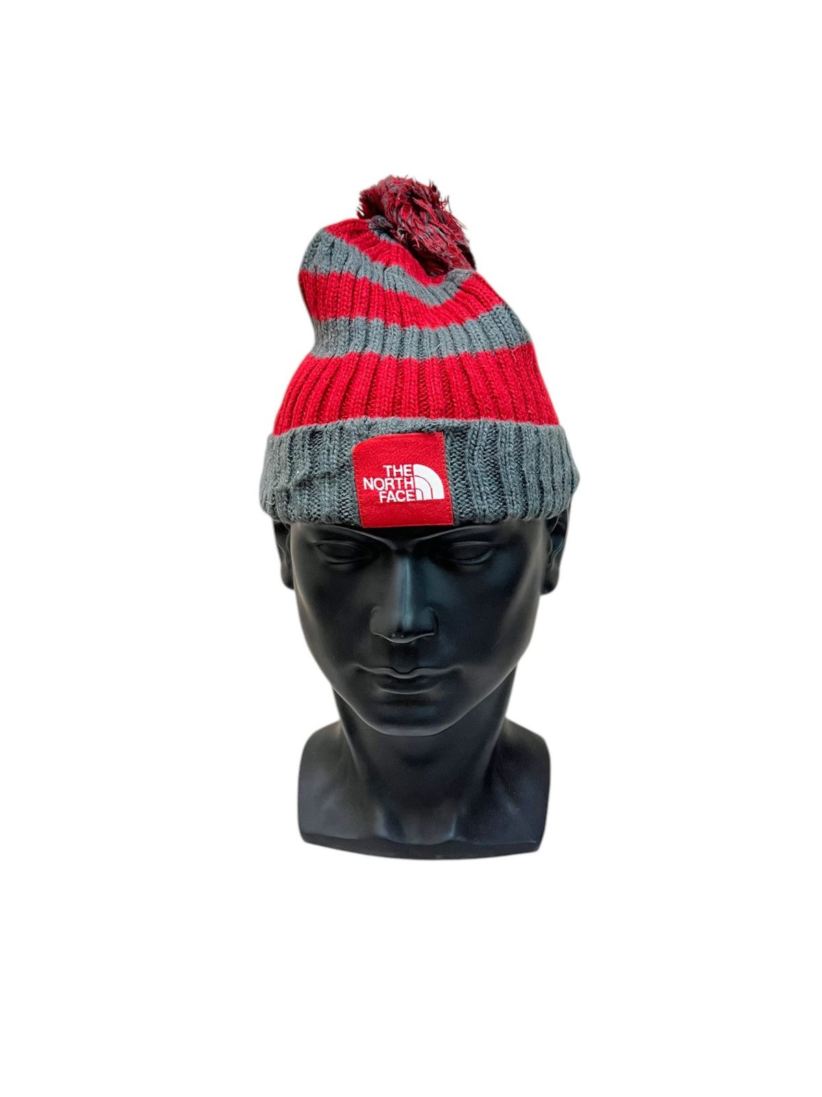 The North Face Vintage The North Face Striped Design Crochet Beanie Hats Size ONE SIZE - 1 Thumbnail