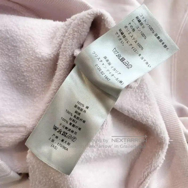 Dior Dior Pink Cotton Hoodie for Women . Size XS / US 0-2 / IT 36-38 - 6 Thumbnail