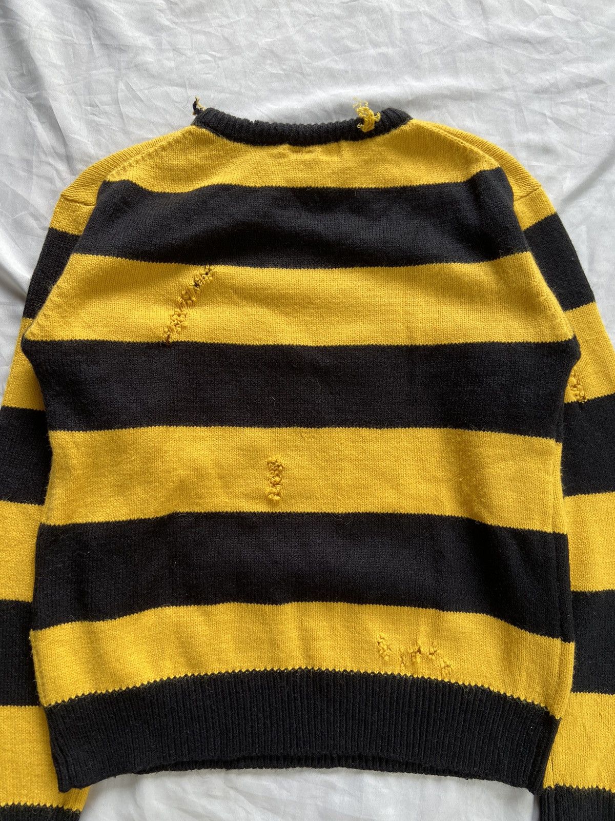 Japanese Brand PUNK STRIPED JAPAN STYLE KNIT LONG SLEEVE Size US M / EU 48-50 / 2 - 15 Thumbnail