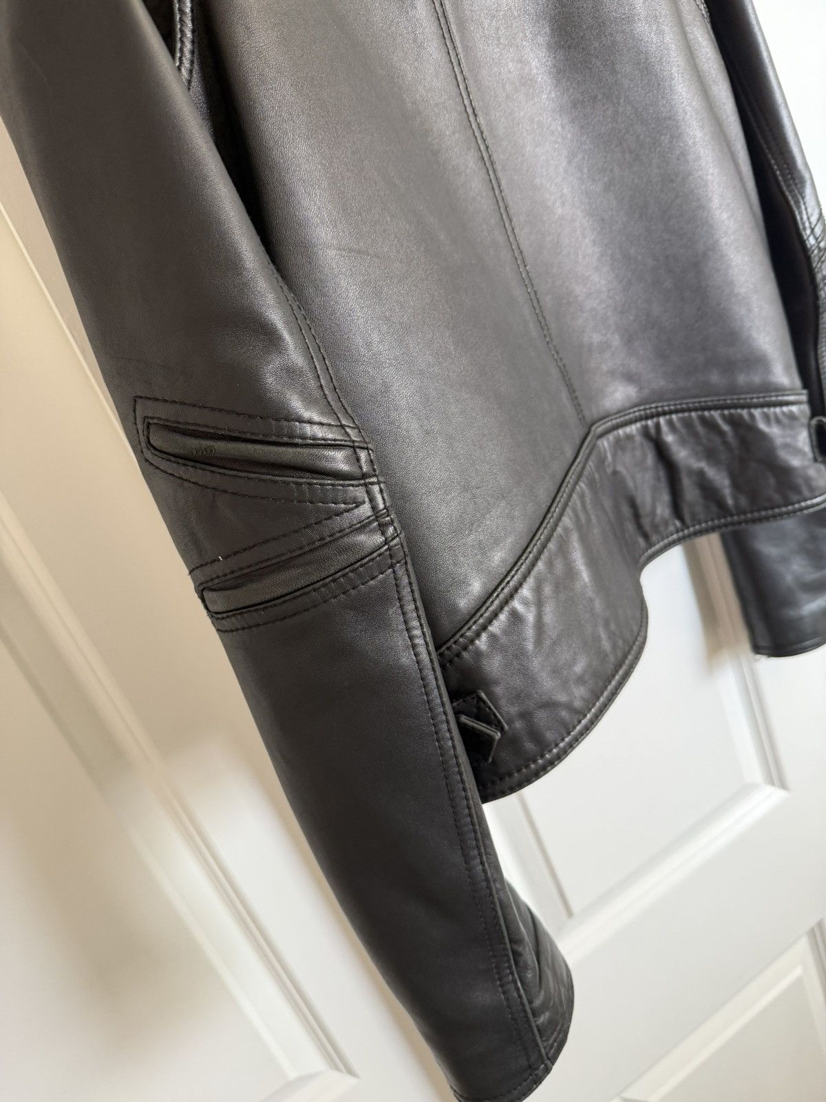 Hedi Slimane Stud Homme L-Zip Leather Jacket Size US M / EU 48-50 / 2 - 8 Thumbnail