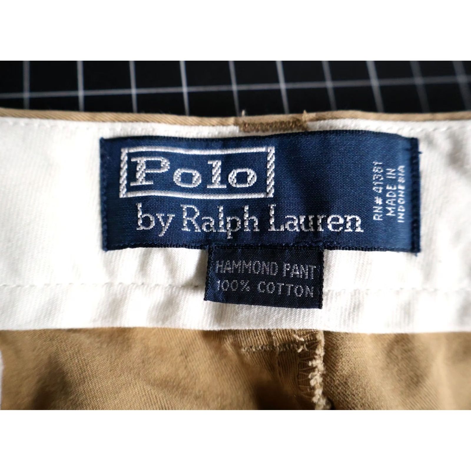 Polo Ralph Lauren Polo Ralph Lauren Hammond Pants Mens 32 x 30 Brown Corduroy Cotton Flat Front Zip Fly Straight Leg Chino Vintage: No 90s Hipster Retro Mens Size US XS / EU 42 / 0 - 3 Thumbnail