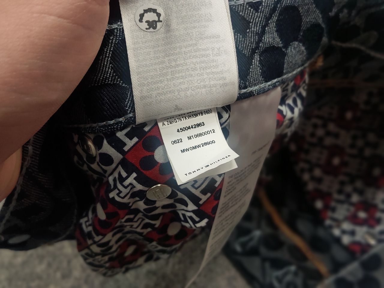 Tommy Hilfiger Richard Quinn Tommy Hilfiger Monogram jacquard Denim Jeans Size US 32 / EU 48 - 15 Thumbnail