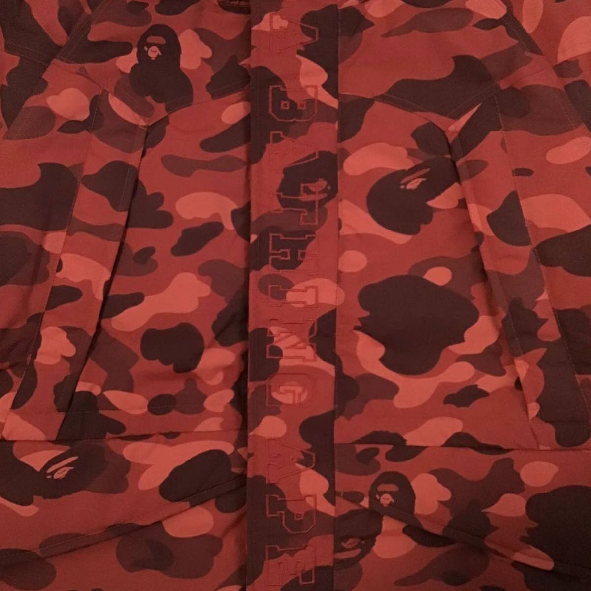 Bape BAPE Shark hoodie snowboard down jacket Red camo APE Size US M / EU 48-50 / 2 - 2 Thumbnail