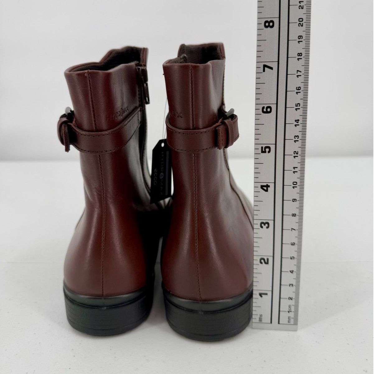 Ecco NWT Ecco Women's Mink Brown Leather Touch 15 Buckle Boots Size US 10 / IT 40 - 7 Thumbnail