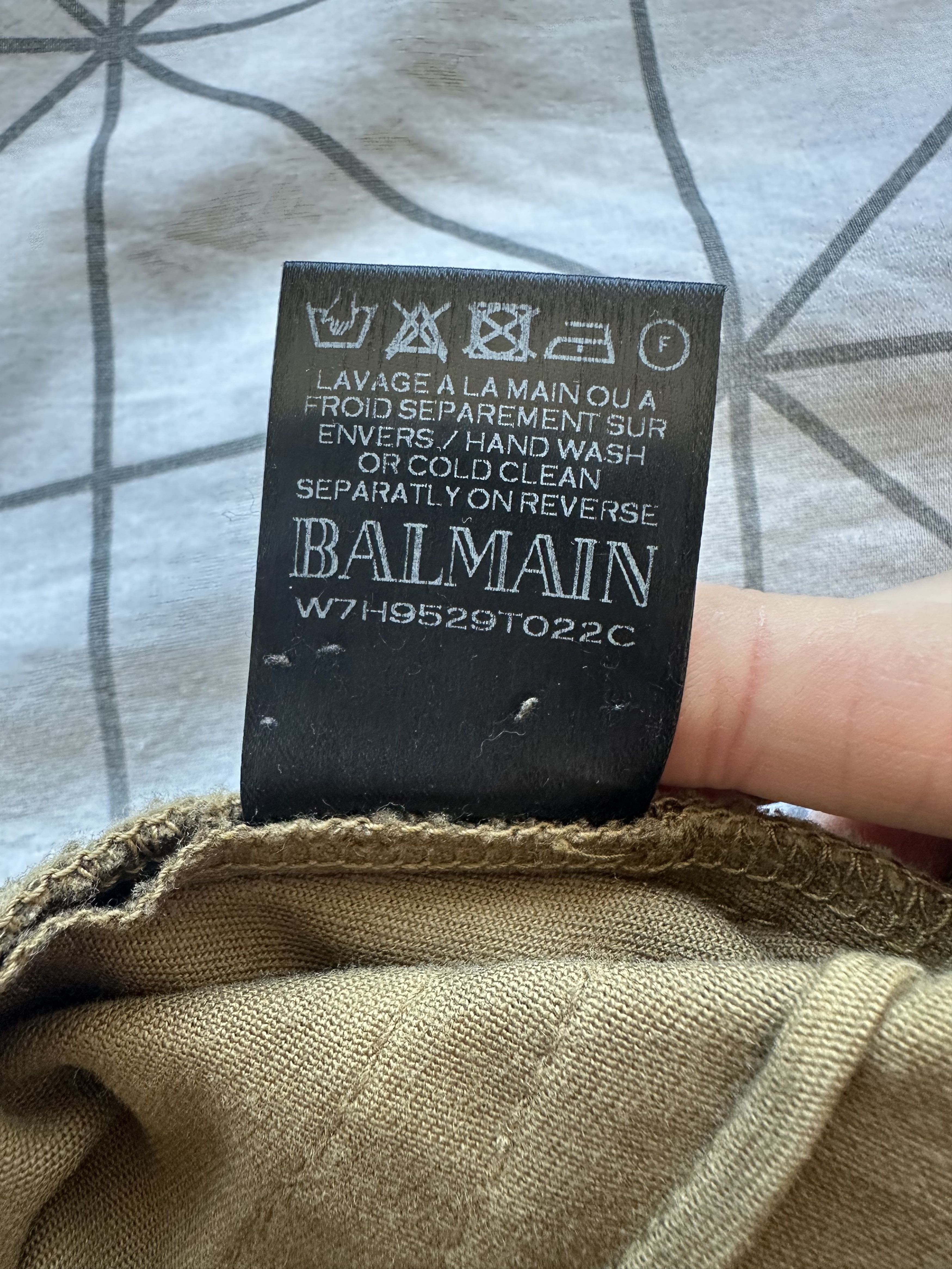 Balmain FW17 Balmain Distressed Camo Biker Denim Oliver Rousteing Size US 32 / EU 48 - 12 Thumbnail