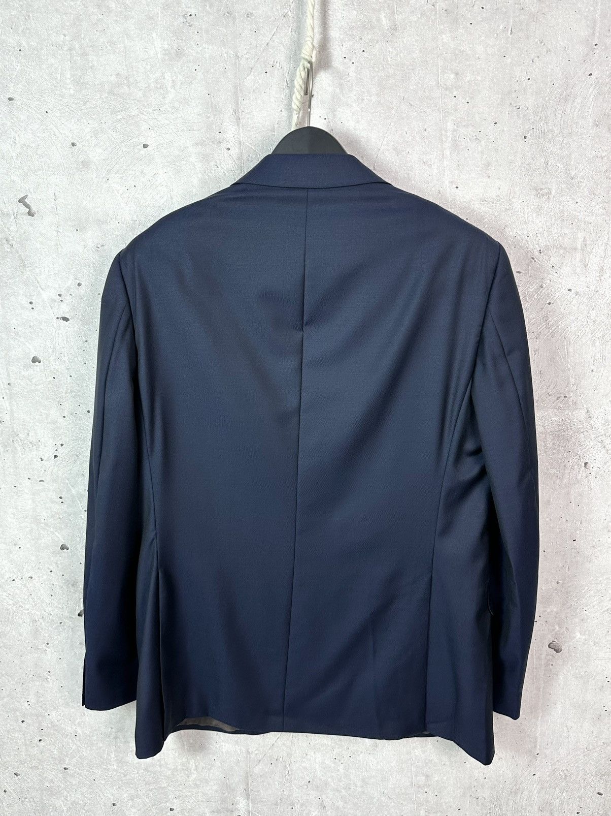 Suitsupply Suit Supply Napoli Single Breasted Regular Navy Wool Blazer Size 54L - 6 Thumbnail
