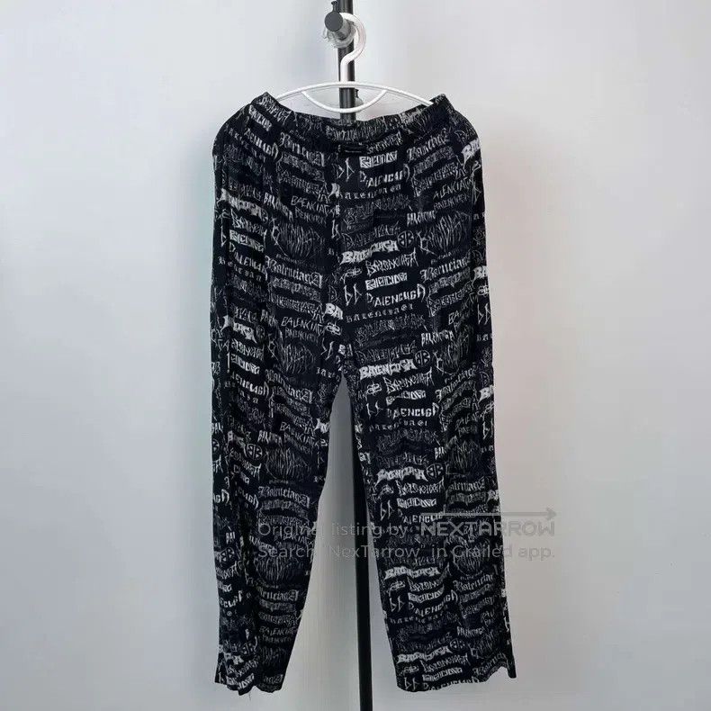 Balenciaga Balenciaga Fibrolan Fiber Full Print Long Pants Size US 28 / EU 44 - 1 Thumbnail