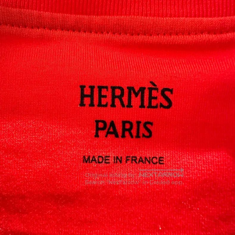 Hermes Hermes H Ribbed Pocket Short Sleeve T-Shirt Size S / US 4 / IT 40 - 3 Thumbnail