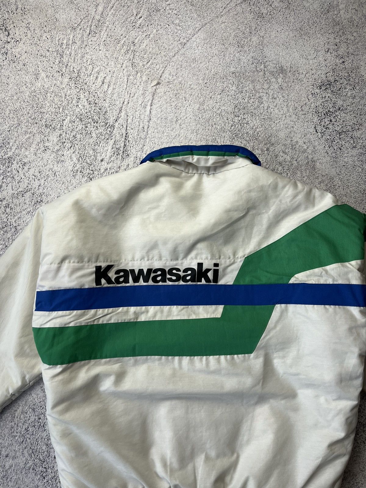 Vintage RARE Kawasaki Moto Y2K Racing Rider Naked Jacket Size US M / EU 48-50 / 2 - 24 Thumbnail