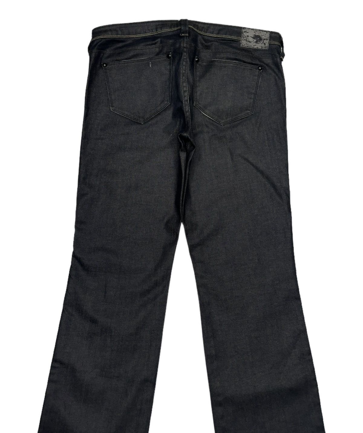 Black Label × Japanese Brand 🔥Tokyo Girl Collection Waxed Blue Denim Black Label Size 30" / US 8 / IT 44 - 4 Thumbnail