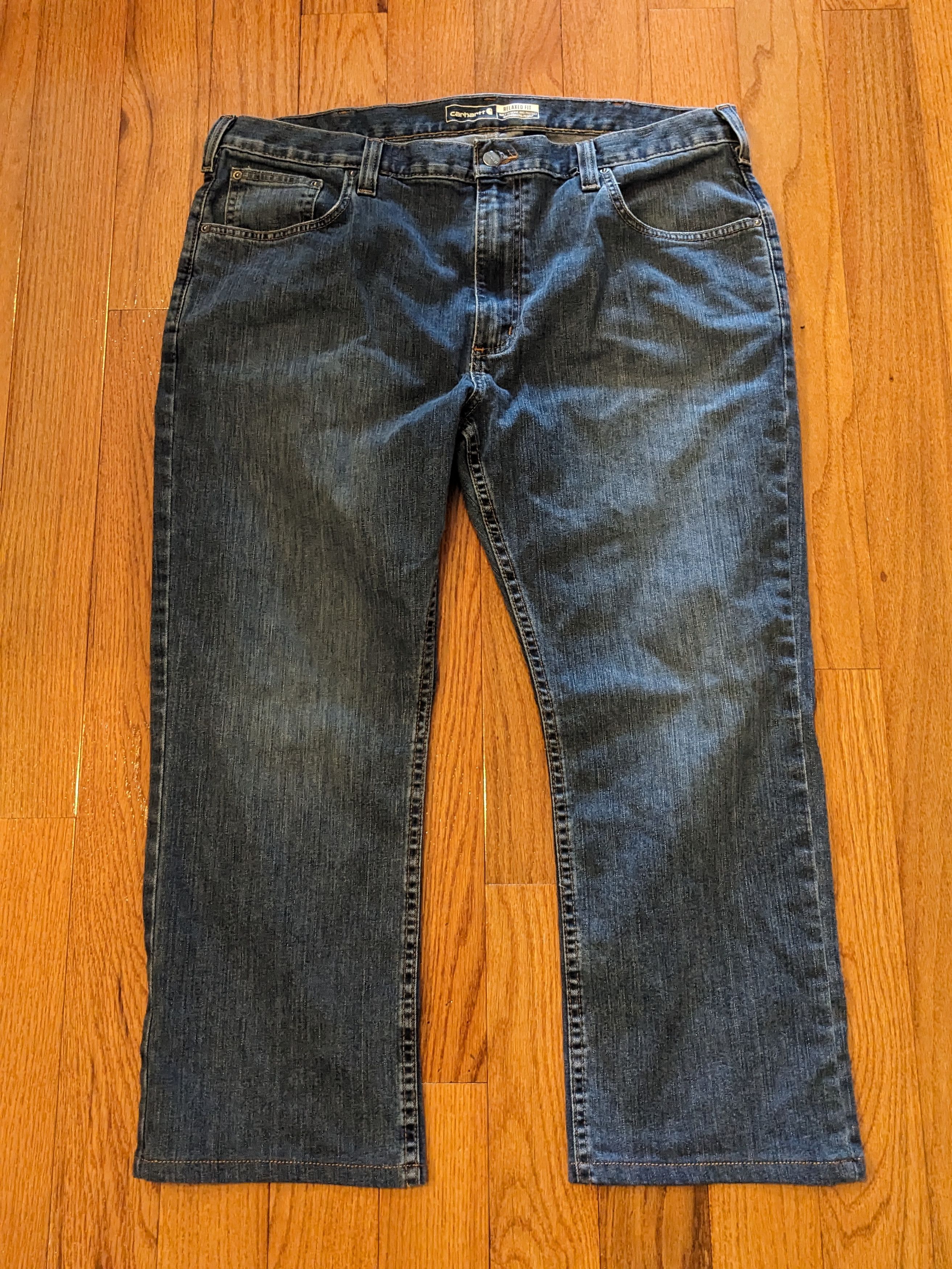 Carhartt × Vintage Carhartt Relaxed Fit 38 x 28 Blue Denim Jeans Size US 38 / EU 54 - 3 Thumbnail