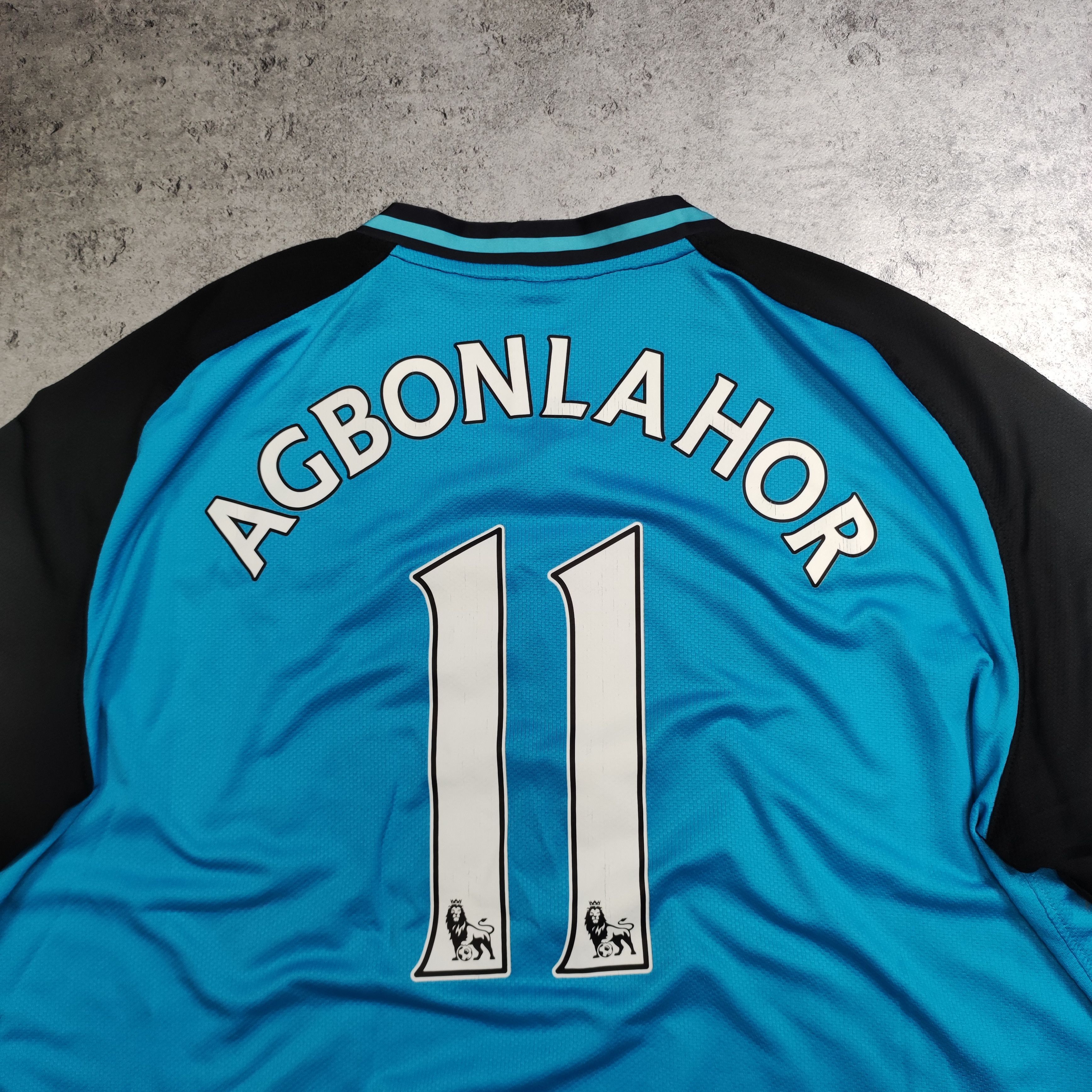 Vintage RARE #11 Agbonlahor Football 2008 Aston Villa Away Jersey Size US XL / EU 56 / 4 - 12 Thumbnail