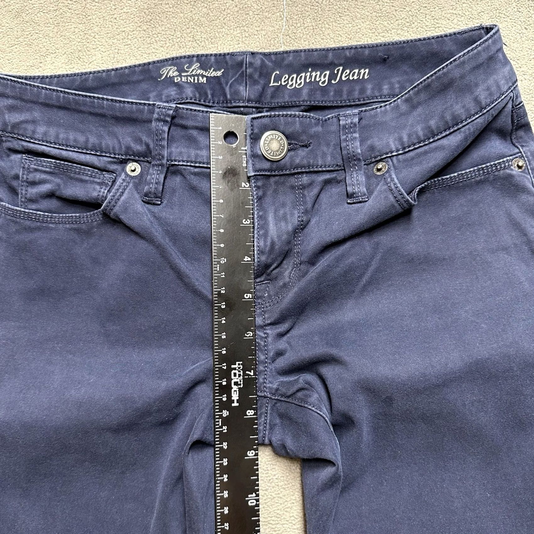 Vintage The Limited Jeans Womens Size 6 Dark Blue Cotton Blend Stretch Legging Skinny 29x29 Size 28" / US 6 / IT 42 - 7 Thumbnail